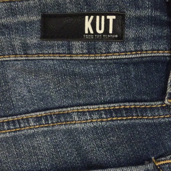 Kut From The Kloth Catherine Boyfriend Embroidered Jean Size 2 - Picture 8 of 13
